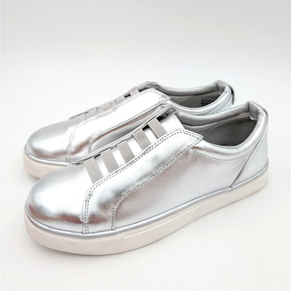 Reaction Kenneth Cole Bonnie Metallic Slip-On Sneaker Women's Size US7 EU37.5